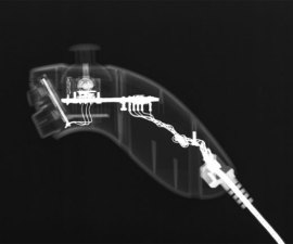 X-Ray of Wii Nunchuck